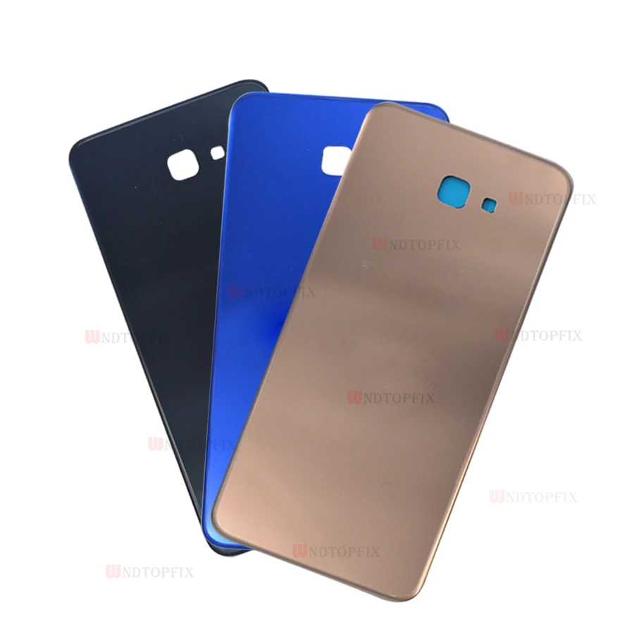 Новинка 6 0 &quotдля SAMSUNG Galaxy J4 + задняя крышка батареи Plus Дверь Задняя стеклянная