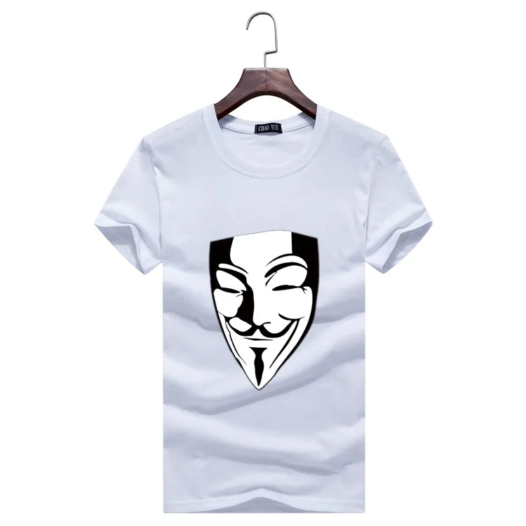 font b Men s b font Tops Tees 2017 summer new Cotton Print Face short