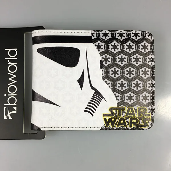 Star Wars Женские Кошельки Обувь для мальчиков gitls Короткие Кошелек bi-fold starwar фильм держателя карты доллар Сумки мультика кожа короткие женские Кошельки - Цвет: Q