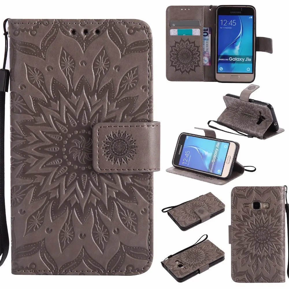 Чехол для телефона из искусственной кожи чехол Чехол для samsung Galaxy A3 A5 J3 J5 J7 S3 S4 S5 S6 S7 S8 S9 Edge Plus с рисунком "Подсолнух" бумажник