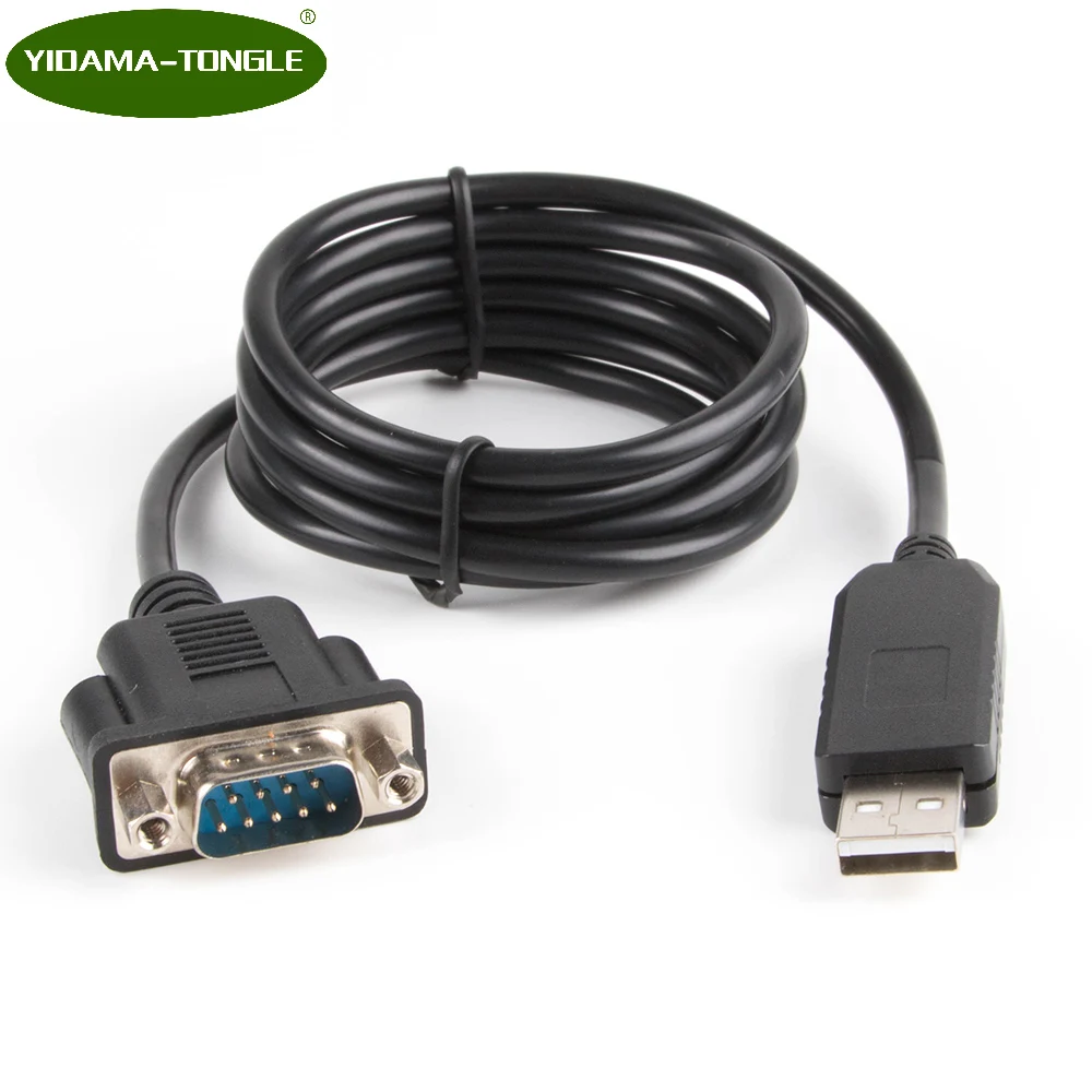 

USB RS232 to DB9 Male Com Port Serial Cable FTDI Adapter Converter Cable Support Win7/8/10/xp/2000/linux/Mac