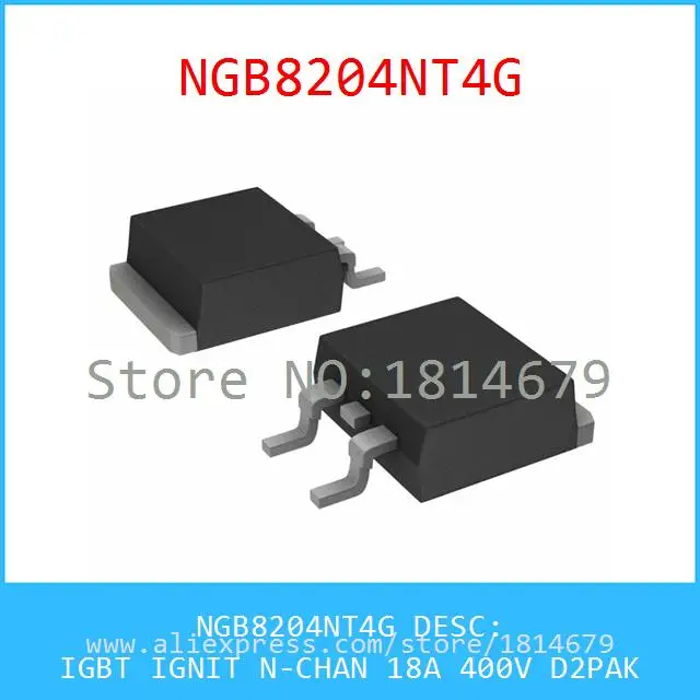 Бесплатная Доставка 1 Шт./лот NGB8204NT4G IGBT N-ЧАН IGNIT 18А 400 В D2PAK 8204 NGB8204 |