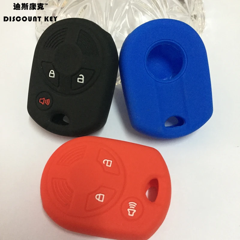 Silicone rubbber car remote case cover For Ford Escape Transit Connect