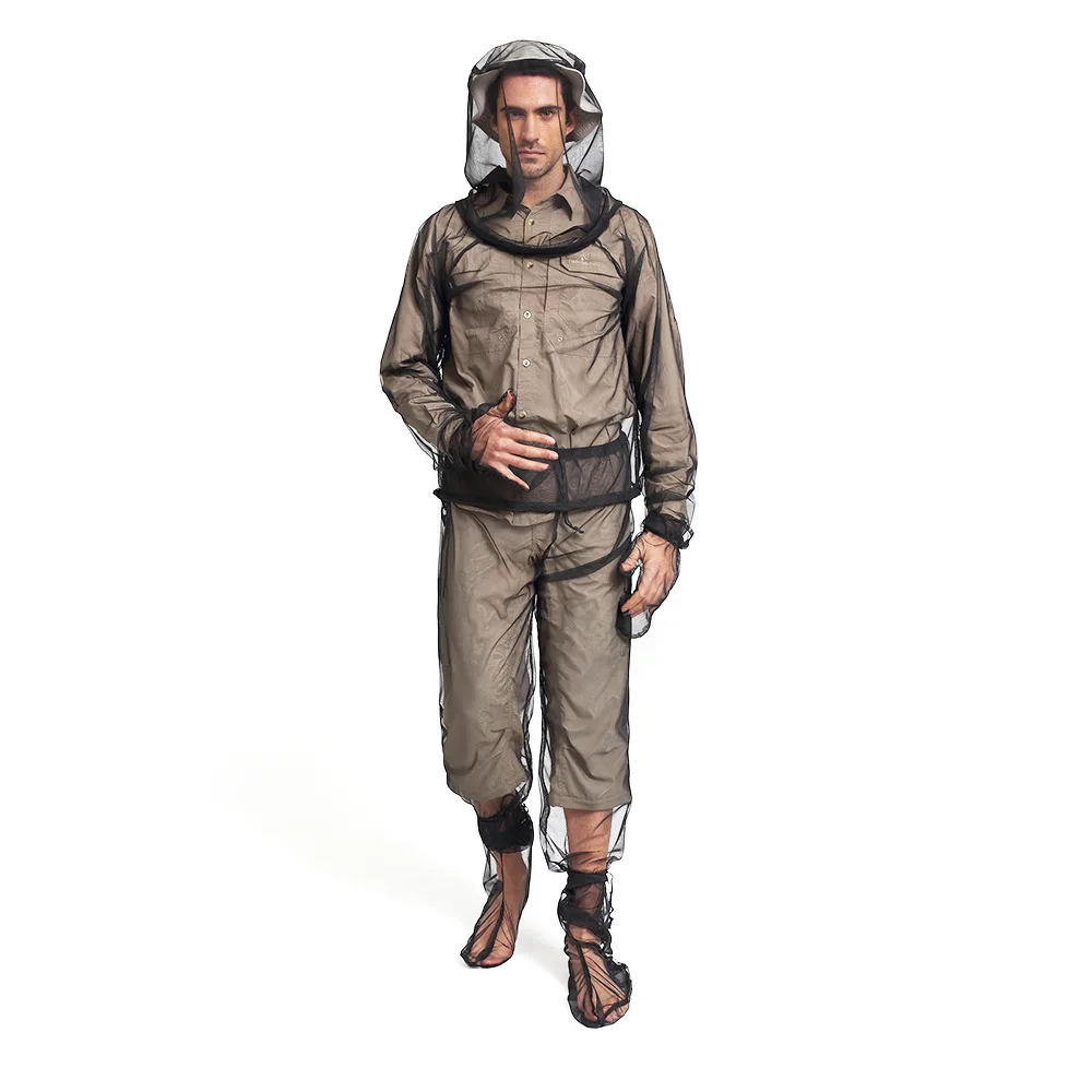 PureLeisure Открытый Рыбалка анти-москитный костюм Лето джунгли Приключения анти-москитные укусы куртки+ брюки+ перчатки+ обувь