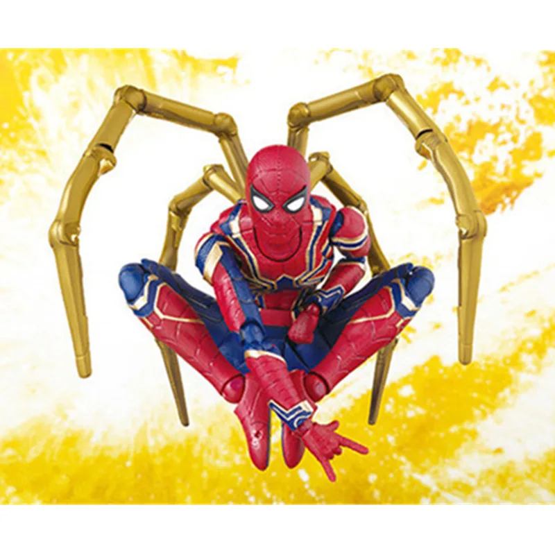 Movie Avengers 3 Infinity War Iron Spider Man Tamashll Stage Spiderman PVC Action Figure Model Toy Doll Gift (4)