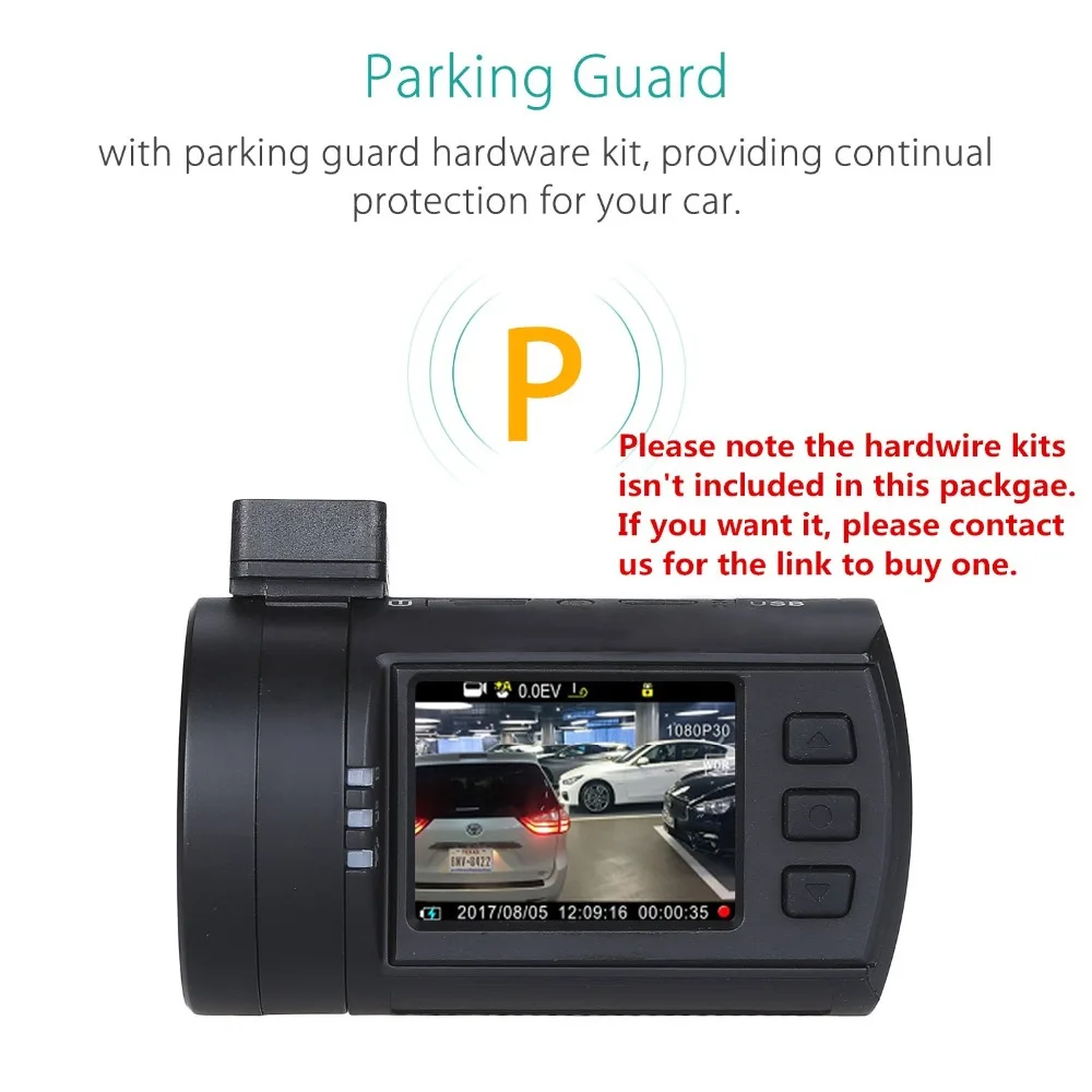 Видеорегистратор Blueskysea Mini 0906 HD 1080P Автомобильный регистратор с GPS и ночным