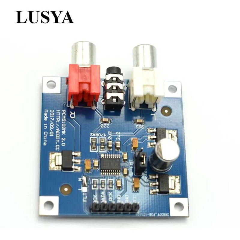 

Lusya version PCM5102 PCM5102A DAC decoder I2S player for hifi amplifier Raspberry Pi PK ES9023 F3-003