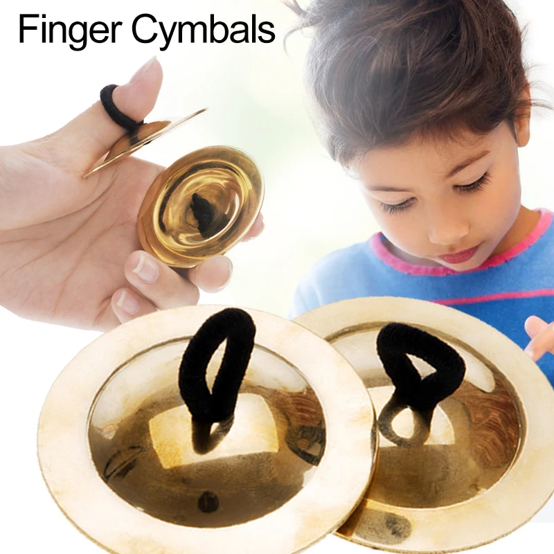 

Iron Students Silver Gold Cymbals Toys Funny Dancer Learning Finger Cymbals Cymbals Perccussion Percussion Toys Educational