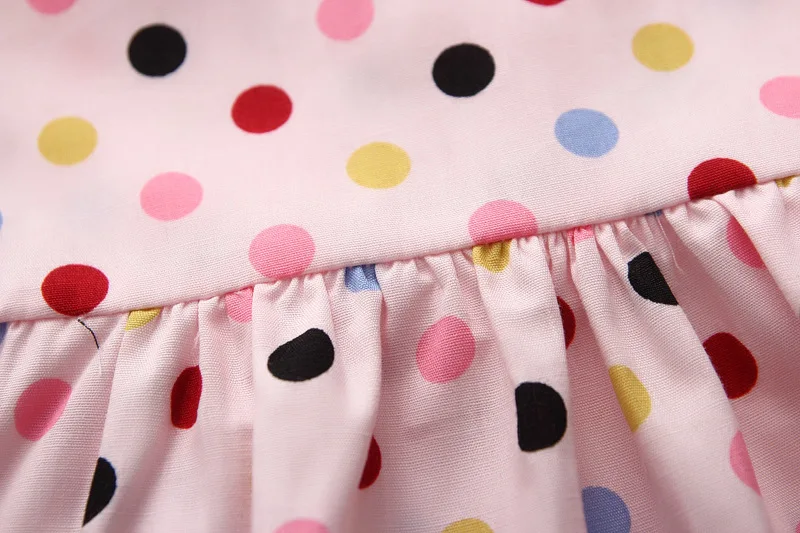 Children Girls Dresses Polka Dot Fashion Clothing