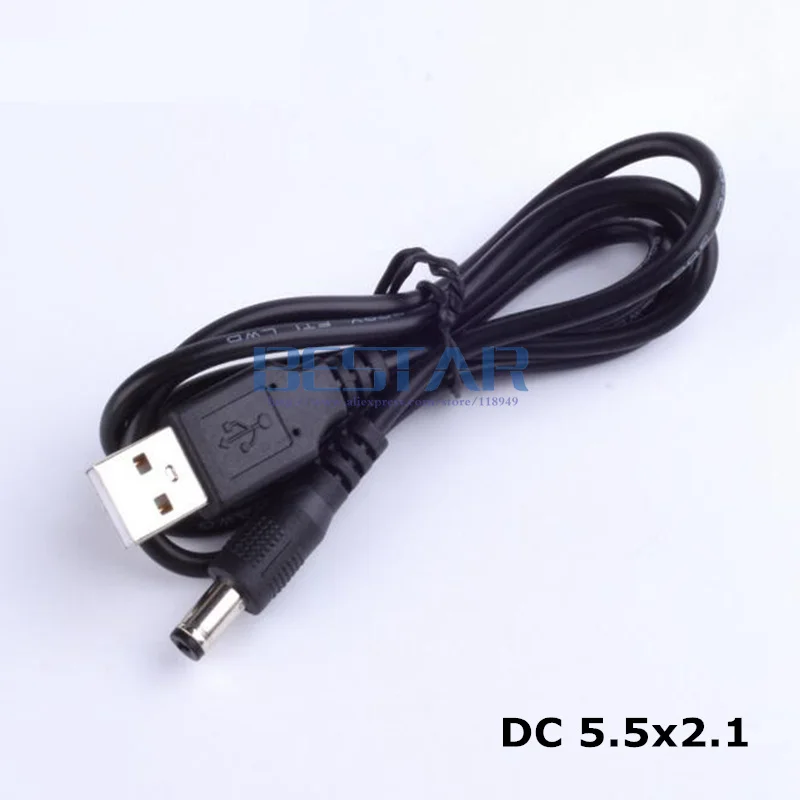 Кабель питания с USB на 5 мм/2 1 мм в пост. Тока тип M м 3 фута|usb to|power cable typesusb to 5.5 |