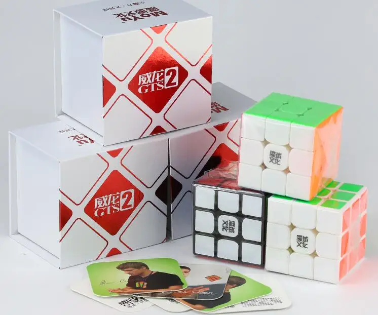 Cuber speed Magic moyu weilong gts2 скоростной куб 3x3x3 Профессиональные развивающие пазлы и gts 2 игрушки для детей