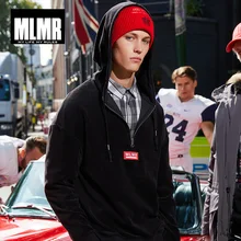 MLMR модный Повседневный пуловер с капюшоном на молнии, мужская толстовка с капюшоном | 218333544