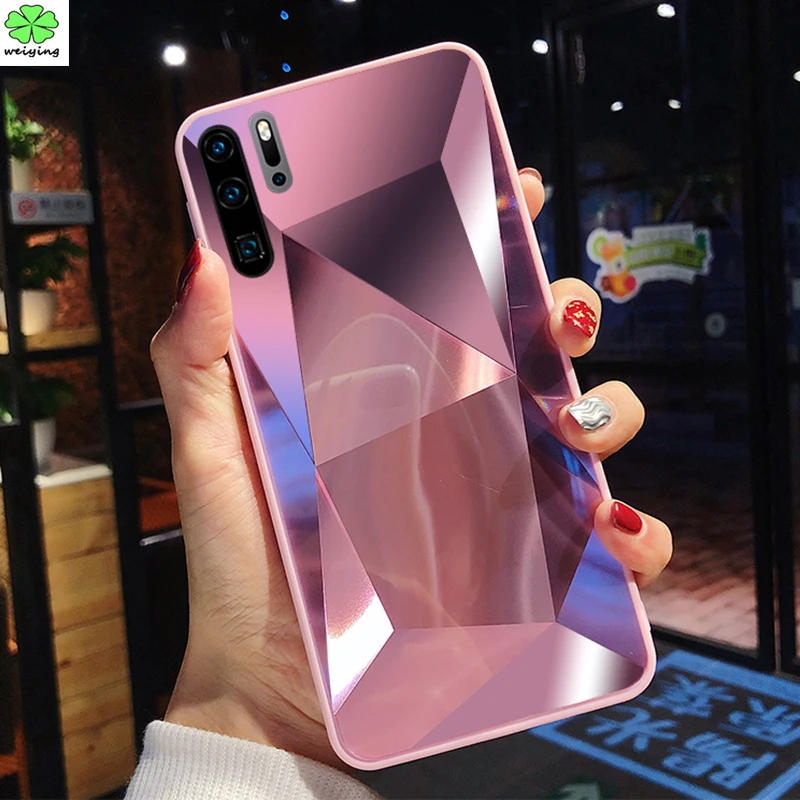 

Diamond Mirror Case For Huawei P30 Pro P30 P20 Lite Mate 20 10 Lite P Smart Plus Y6 Y7 Pro Y7 Prime Y9 2019 On Honor 8X Cover