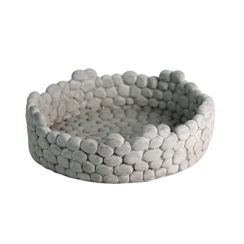

Round Silicone Concrete Mold Cement Planter Mould Handmade Craft Flower Pot Tool