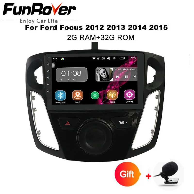 Clearance Funrover 9" HD Quad-core Android 8.0 Car DVD gps For Focus 2012 2013 2014 2015 Auto Radio Stereo Navigation wifi usb glonass usb 0 Clearance Funrover 9" HD Quad-core Android 8.0 Car DVD gps For Focus 2012 2013 2014 2015 Auto Radio Stereo Navigation wifi usb glonass usb 0