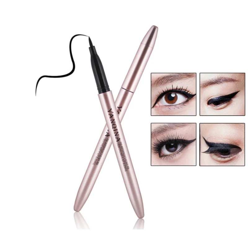 2019 Rose Purple Liquid Eyeliner Waterproof Non-dizzy Dyeing Long Lasting Quick Drying Eyeliner Pen