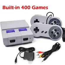 Портативные игровые плееры семья мини ТВ игровая консоль 8bit Игры Поддержка AV Out Встроенный 400 ретро классические игры без повтора