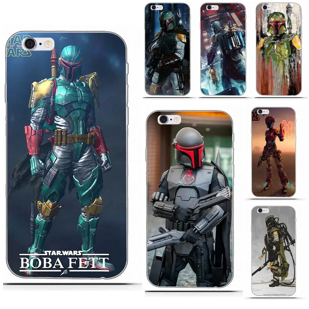 Мягкий чехол для телефона Boba Fett Armor Star Wars Huawei P7 P8 P9 P10 P20 P30 Lite Mini Plus Pro 2017 2018
