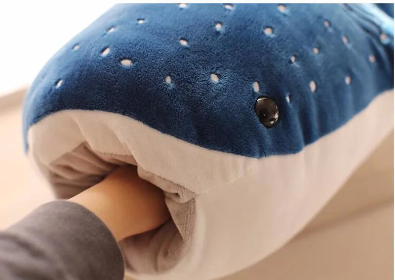 50/100cm New Style Blue Shark Plush Toys Big Fish Cloth doll Whale stuffed plush animals doll Children Birthday Gift 50/100cm New Style Blue Shark Plush Toys Big Fish Cloth doll Whale stuffed plush animals doll Children Birthday Gift