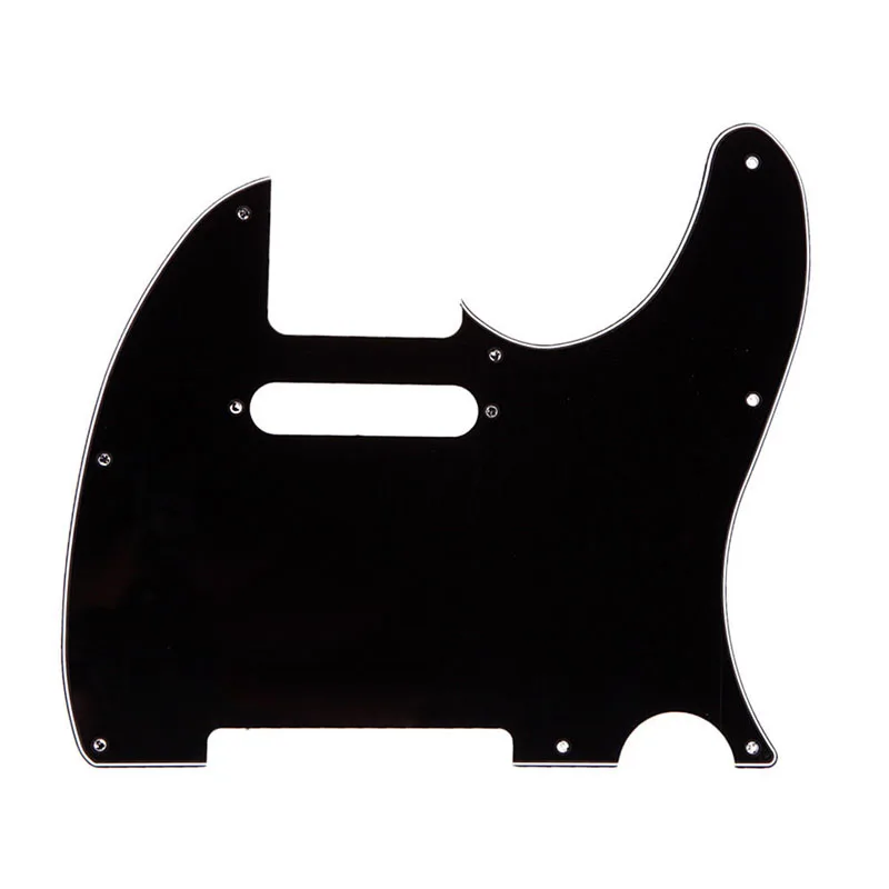 

3 Ply Tele Style Electric Guitar Pick Guard Scratch Plate Fit Telecaster Black