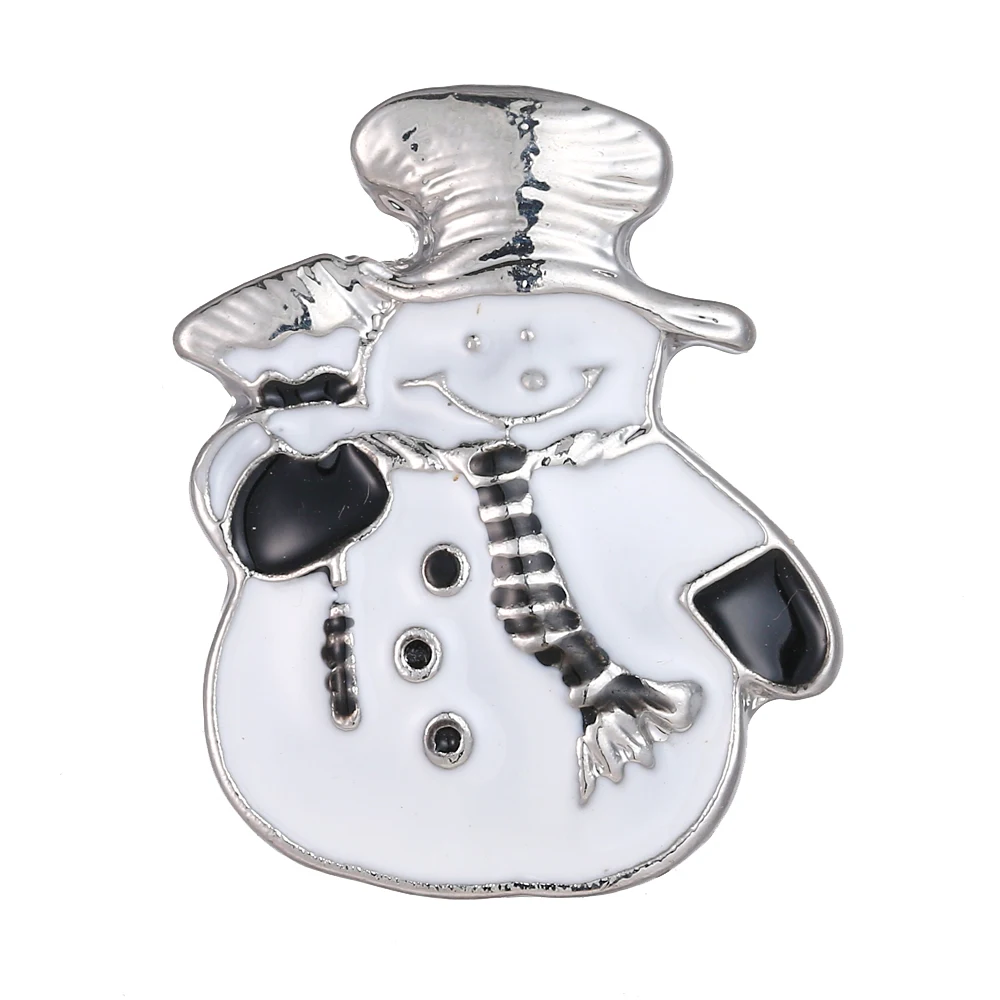 20 шт. Хрустальная елка и снеговик собака 18 мм металлическая кнопка подходит оснастки ювелирные изделия DIY