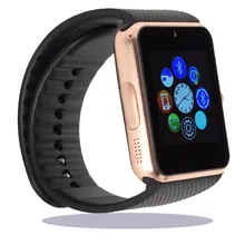 Bluetooth smart watch smartwatch armbanduhr tragbare geräte für android-handy mit kamera unterstützung sim tf karte pk dz09 gt08 gt88