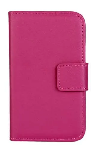 Высококачественный чехол-бумажник из натуральной кожи для htc ONE S, для htc ONE S, кожаный защитный чехол, чехол, защитная оболочка - Цвет: rose