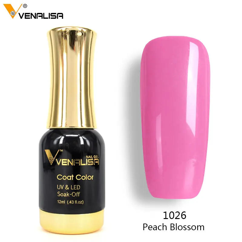 60751 VENALISA Гель-лак для ногтей, высокое качество, маникюрный салон, 120 цветов, 12 мл, VENALISA, впитывается, органический УФ светодиодный Гель-лак для ногтей - Цвет: 1026