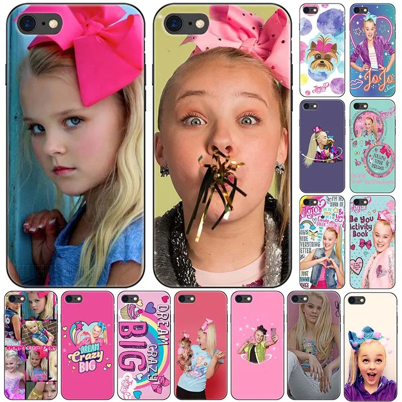 

Jojo Siwa Top Girls Power Boomerang Phone Case for iPhone X 7 7s 4 5 6 6s 8 plus Xs XR Max SE Cover Silicone For GIRLS