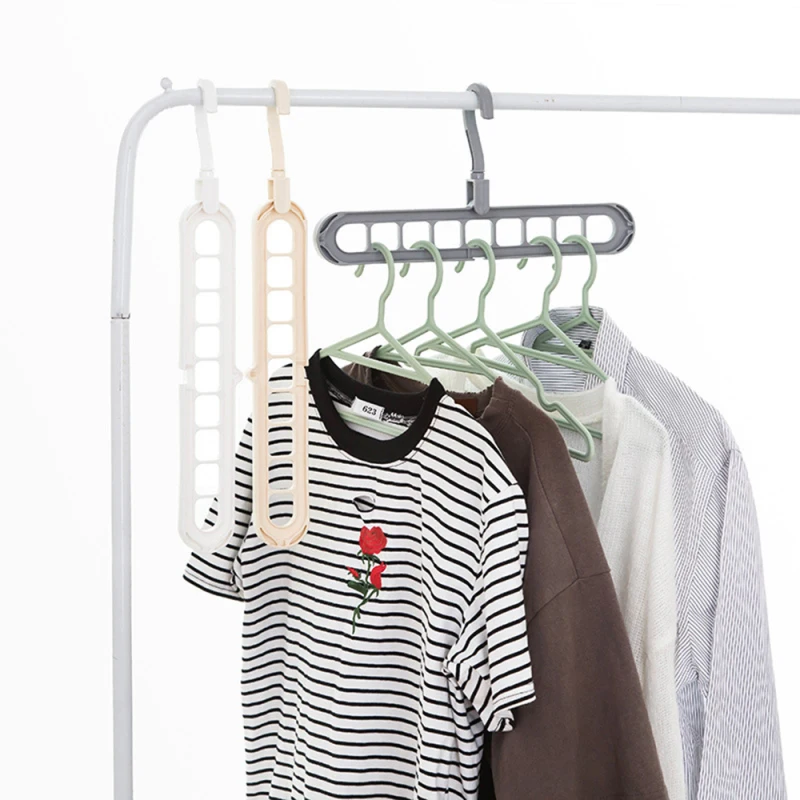 

Multi-port Rotating Circle Clothes Hanger Clothes Drying Rack Multifunction Plastic Scarf Clothes Hangers Hangers Storage Racks