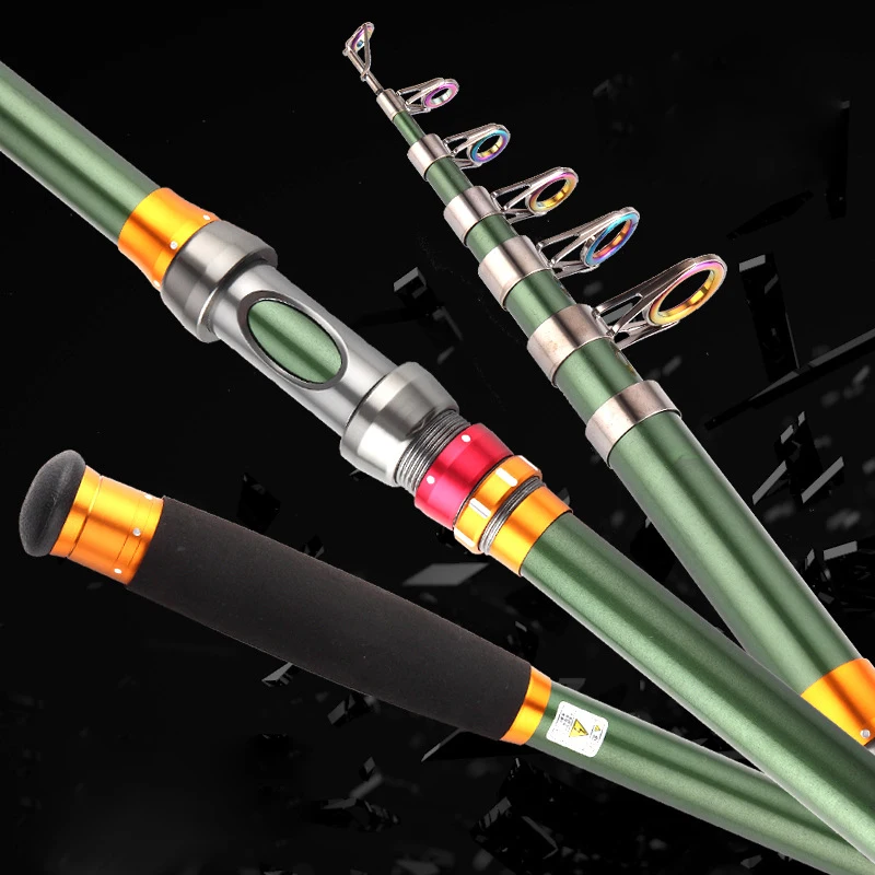 

Top Quality Fishing Rods Carbon Telescopic Rods Spinning Fishing Tackle Quality Fishing Equipment 2.1M 2.4M 2.7M 3.0M 3.6M