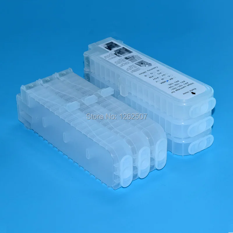 

280ML PFI-105 PFI105 PFI 105 Empty Refillable Ink Cartridge Without Chip For Canon iPF6300 IPF6300S IPF6350 IPF6350S Plotters