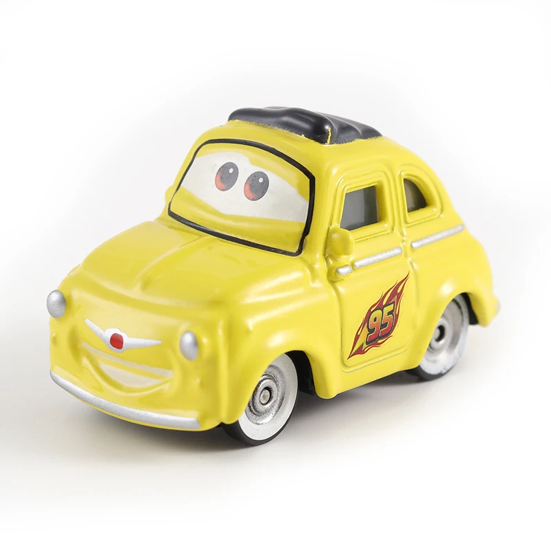 Disney Pixar Car Series 2*3 желтый мини карты ткань 1:55 литой металлический сплав модель автомобиля игрушечный автомобиль детские подарки бесплатная