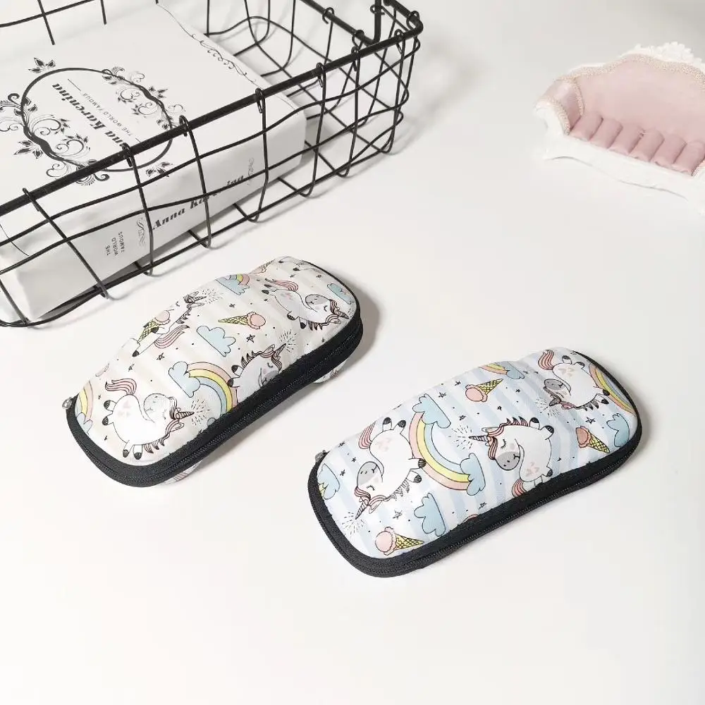 

Hot selling car glasses case Fashion cute children's glasses case EVA portable Resistance to falling glasses case