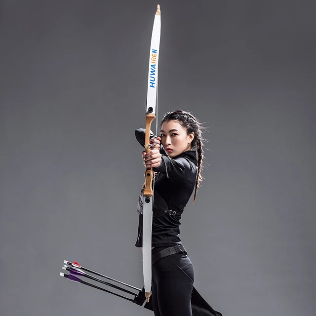  US $59.99 inch 36lbs Archery Target Recurve Sports Shooting Laminated Wood Fiberglass Take 