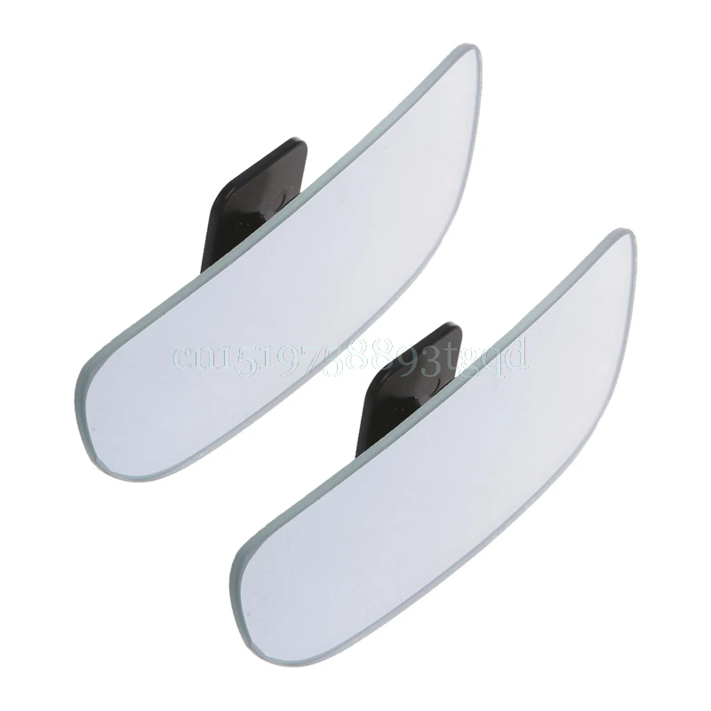 1Pair 360 degree Adjustable Frameless Wide Angle Convex Blind Spot Rearview Car Mirror T518