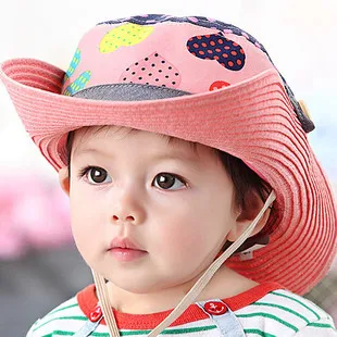 

New Korean Style Baby Summer Hats for Boys and Girls Beanie Love Heart Pattern 5Colors Available Free Shipping