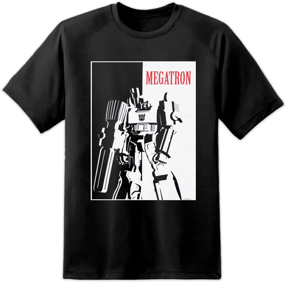 Мужская футболка с принтом Scarface Megatron Decepticons новая хлопковая короткими рукавами