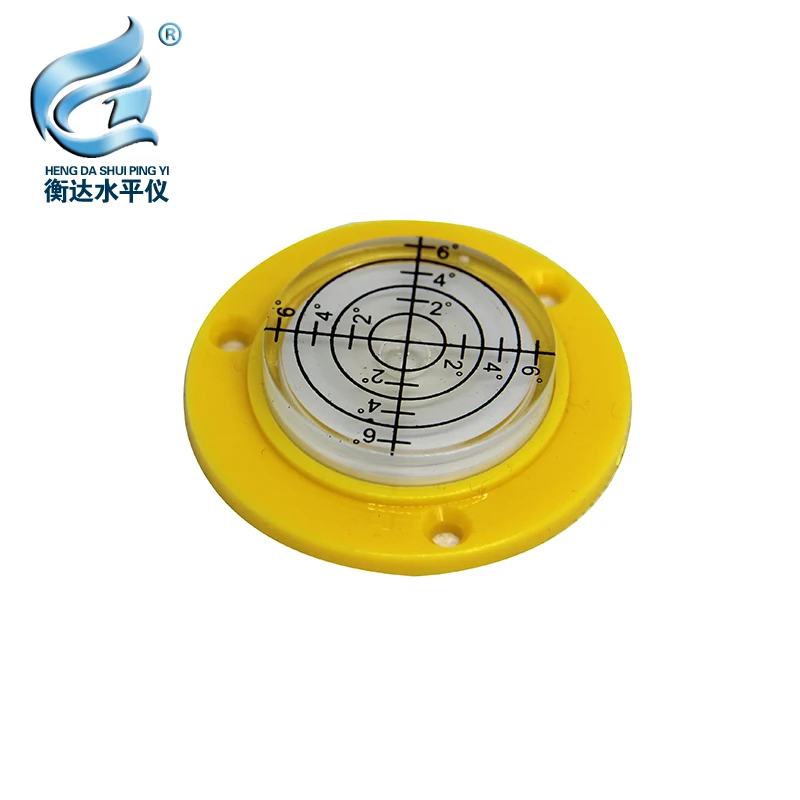 

Scale Round Spirit Level Bubble Inclinometer Level Measuring Instrument Size 49*10mm