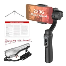 Zhiyun Official Smooth-Q Handheld Gimbal 3-Axis Portable Gimbal Stabilizer for Smartphone like iPhone Sumsung Vlogger Must-have