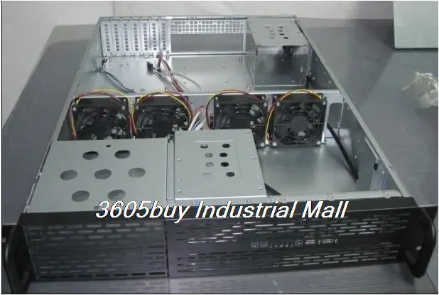 

2u server computer case 6 hard drive 4 fan 550mm long