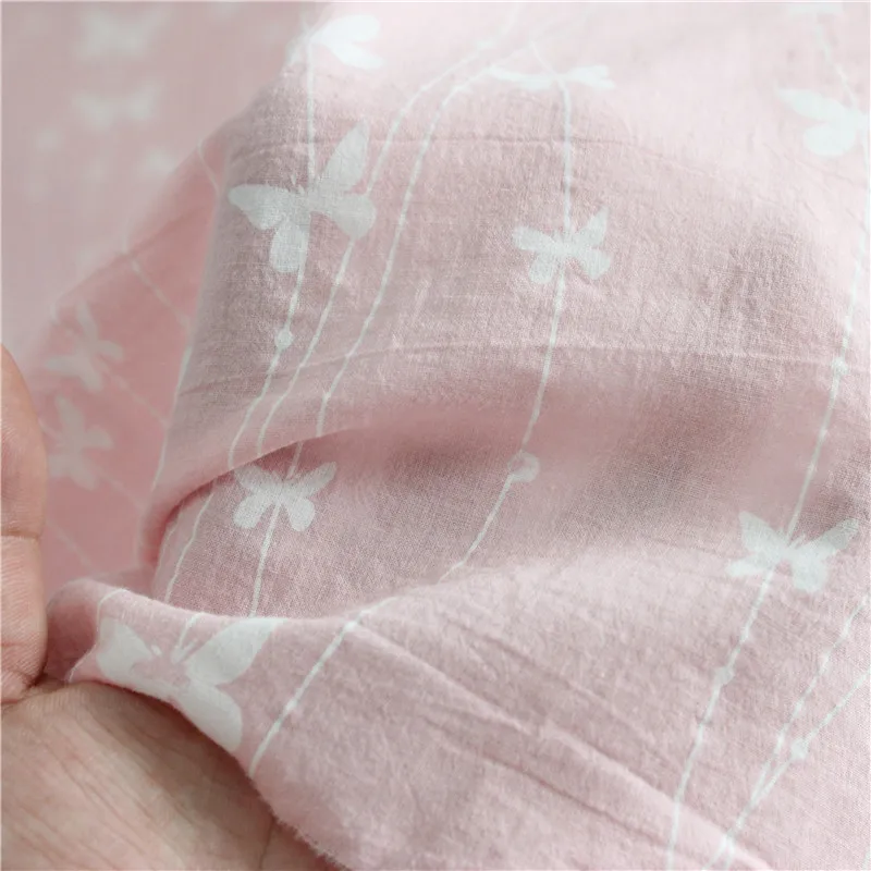 Pure Cotton Plain colored Thin Cotton Fabric for Printing Cotton Crepe