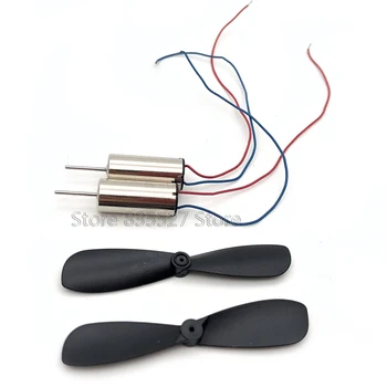 

2pcs motor + 2pcs propeller / Lot Four-Axis Aircraft Motor (A Pair) Small Glider 716 Hollow Cup Super High Speed Motor Propelle