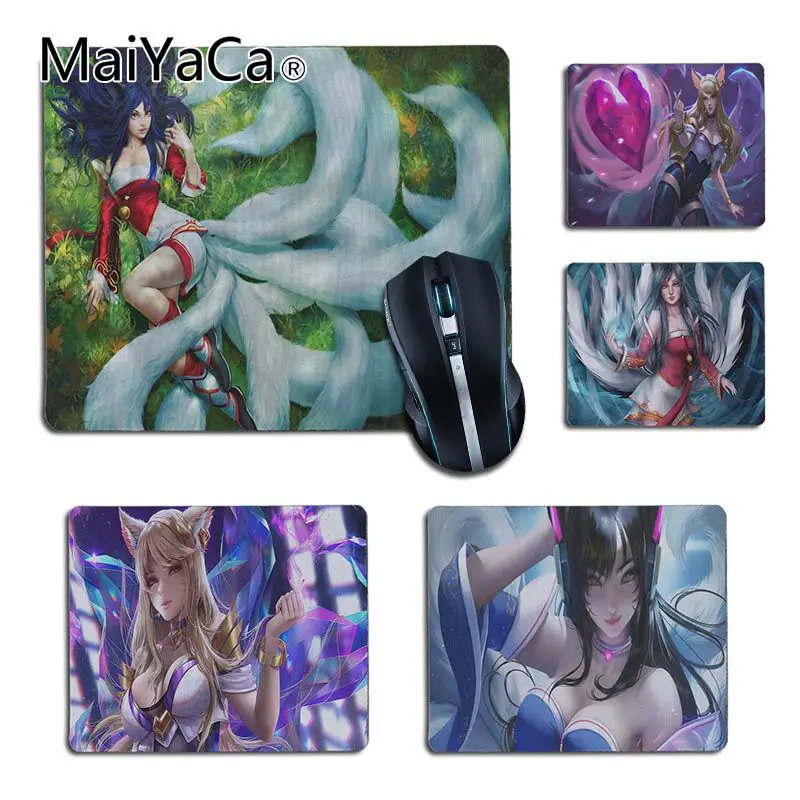 

MaiYaCa Ahri KDA POPSTAR LoL League of Legends Office Mice Rubber Mouse Pad Top Selling Wholesale Gaming Pad mouse desk pad