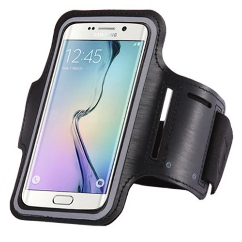 Спортивный чехол для бега Archos 55 Diamond Selfie/55 Helium Ultra/55 Helium Arm Band водонепроницаемый PU кожаный чехол плюс сумка - Цвет: Черный