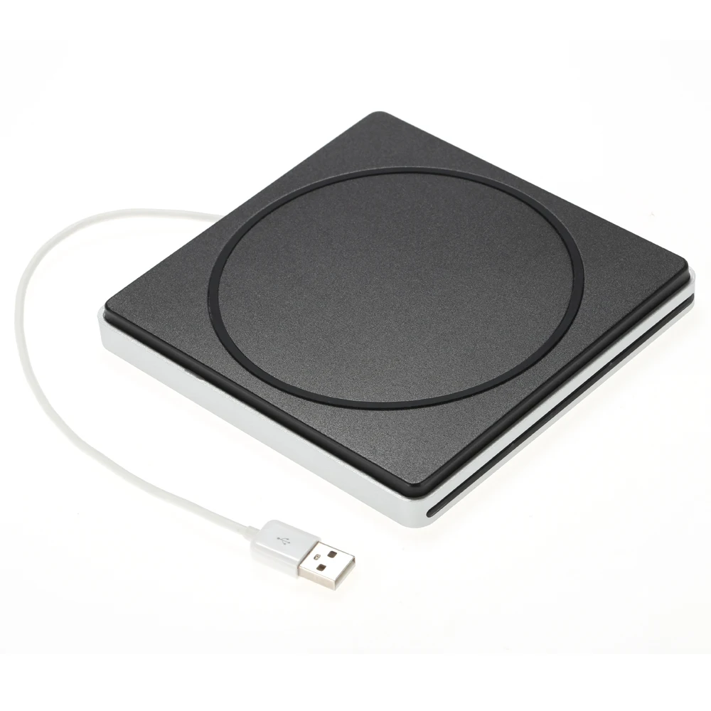 USB 2.0 Portable Ultra Slim External Slot-in CD DVD ROM Player Drive Writer Burner Reader for iMac/MacBook Air Laptop PC Desktop