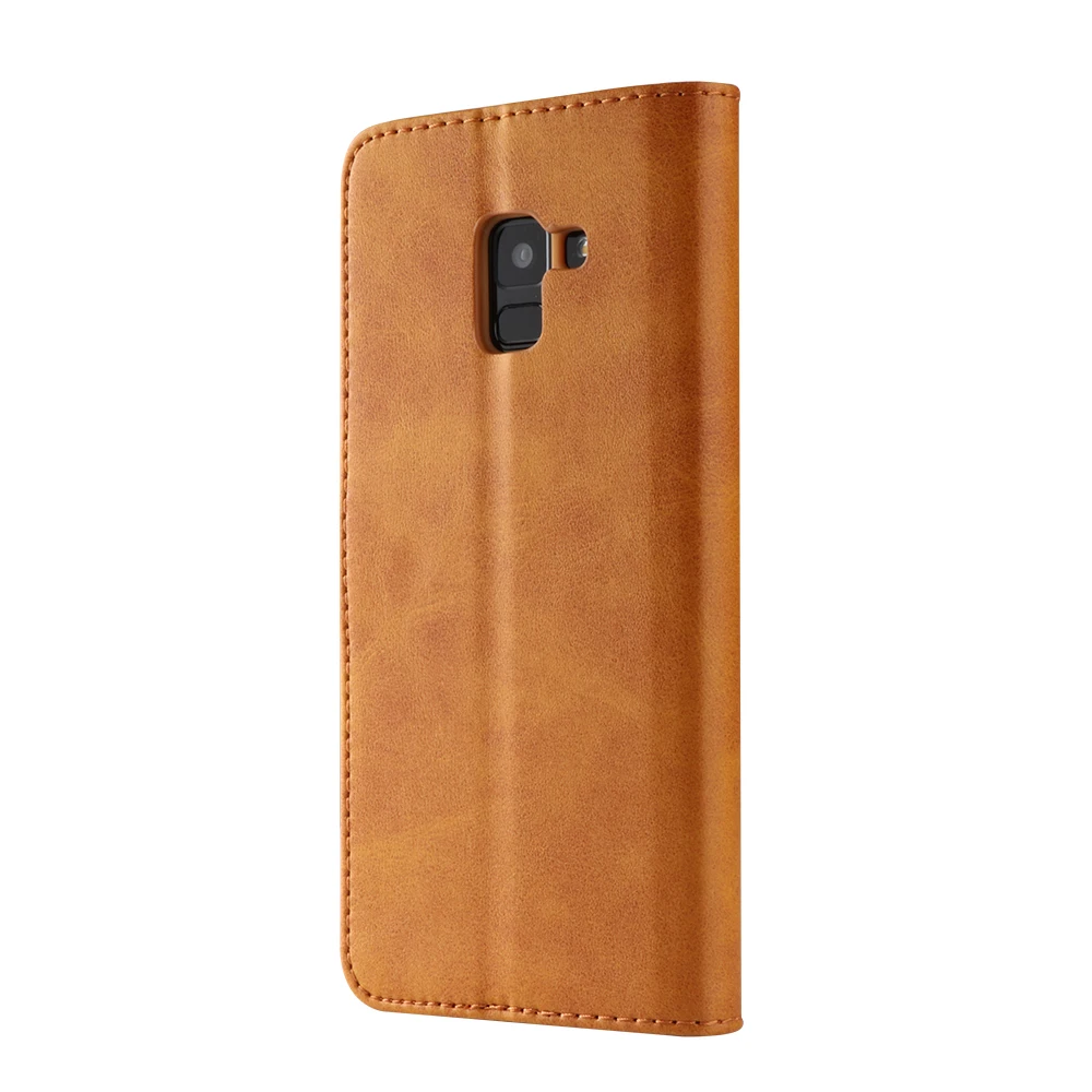 Кожаный чехол бумажник для samsung Galaxy A9 A8 A6 2018 флип телефона A9S Plus держатель карт