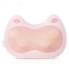 Массажер для шейного позвонка, электрическая Массажная подушка для шеи и плеч, для дома, офиса, массажер с инфракрасным подогревом, автомобильная Массажная подушка