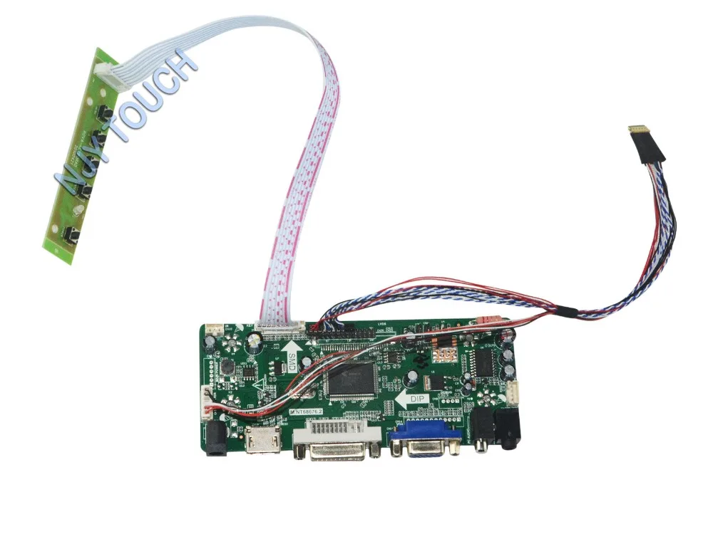 M. NT68676.2A Универсальный HDMI DVI VGA Аудио ЖК-дисплей/светодиодный контроллер LVDS комплект DIY монитор для Raspberry Pi