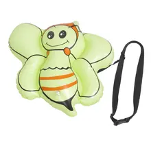 UXCELL Green Bee Shaped Water Sports Inflatable Swimming Floating Bag W Waist Belt